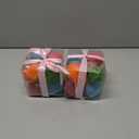 2 x Easter Decoration Egg Hanging Ornaments, 8 Pcs 3 inch Large Decorations Artificial Velvet Colorful Tree Gifts Box for Trees Spring Decorative for DIY Crafts Party School Office Home Decor