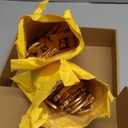 Vicenpal 100 Pieces Gold Vintage Resin Picture Frame Antique Photo Mini Resin Jewelry Display Photography DIY Small Frame for Manicure Photo Home Decoration