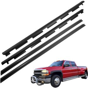 15991405 Inner & Outer Window Seal Sweep Felt Weatherstrip Kit Compatible with 1988-2002 Chevrolet Blazer Suburban Chevy GMC C1500 C2500 C3500 K1500 K2500 K3500 Replaces 15991406 GM1390151