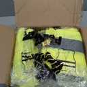 PeerBasics, 20 Pack, Yellow Reflective High Visibility Safety Vest, Hi Vis Silver Strip, Men Women, Work, Cycling, Runner, Construction (Mesh, 20)