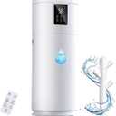 17L/4.5Gal Large Humidifiers for Bedroom 2000 sq ft, Quiet Humidifiers for Large Room, Floor Humidifier with 4 Mist Mode & Extension Tube for Home Whole House School Office Commercial Plants