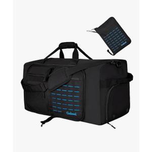 Foldable Travel Duffle Bag,Duffle Bag with Shoes Compartment and Adjustable Strap,Large Packable Travel Bags for Men Women,Waterproof Duffel Bag 120L