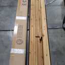 Backyard Discovery Callahan 8' x 5' Cedar Wood Outdoor Patio Pergola Swing Bench with Trellis, Two-Person Seating, Chains, Water Resistance, 600 Lb Weight Capacity for Porch, Patio, Deck, Garden