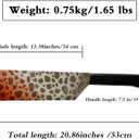 20" Japanese Anime Nanami Cosplay Props Metal Knife JJK Cleaver | for Cosplay,Collecting,Display,Gifting,Blunt Edge