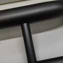 Matte Black Grab Bar 24 Inch w/Towel Holder, iHansee Stainless Steel Towel Rack Shower Support Balanced Support Handle, Wall Mount Safety Handrail Grab Rail for Elderly Senior Handicap Disabled