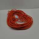 Amazon Basics Heavy Duty 100 foot 3-Prong Vinyl Indoor/Outdoor Extension Cord - 10 Amps, 1250 Watts, 125 VAC - Orange