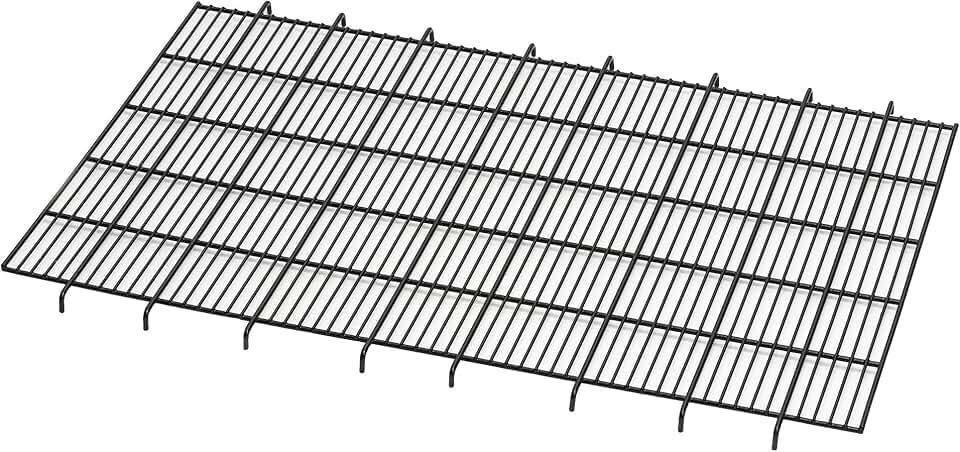 MidWest Homes for Pets Floor Grid for Dog Crate; Elevated Floor Grid Fits Models 1336TD, 1536, 1536DD, 436, 436DD, 1936, 1936DD, 1636/1636DD CURVED SLIDE BOLT LATCH, Black; Model FG36B