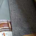 Washable Area Rug 34" x 60", Non Slip Kitchen Rug for Floor, Absorbent Entrance Runner Rug for Bedroom, Living Room, (Roll Packing) (Grey)