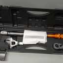 VEVOR Adjustable Torque Wrench 1/2 Inch Drive, 20-160Ft.lb/27.1-216.8Nm, 38MM Open End, 3/8 Inch Drive Torque Wrench with Interchangeable Jaw & Ratchet Head for HVAC, Car, Moto, Narrow Pipeline