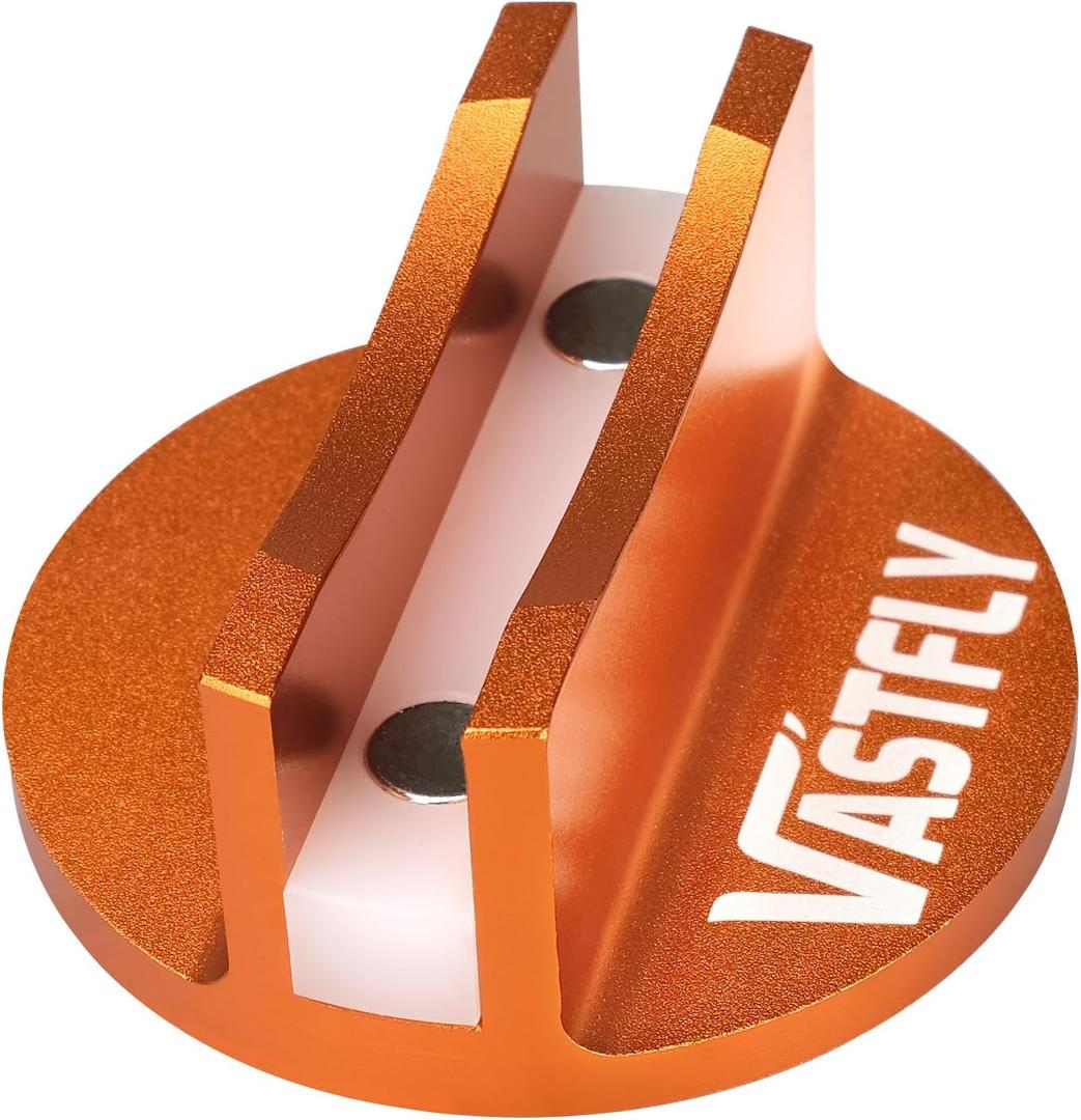 Pinch Weld Jack Pad, Universal Magnetic Jacking Puck for Frame Rail, Car SUV Truck Pickup Sedan MPV Wagon Oil Change Tire Repair Must Haves (Orange)
