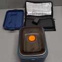 VASG Heated Lunch Box for Adults, 16000mAh Cordless Rechargeable Electric Lunch Box with 1L Stainless Steel Container, Portable Self-Heating Food Warmer for Work, Construction, Office & Travel