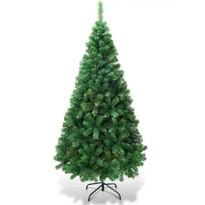 5 ft. Green PVC Hinged Xmas Pine Artificial Christmas Tree
