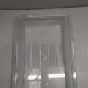 Rubbermaid 3307 2 gallon Capacity, 18" Length x 12" Width x 3-1/2" Depth, Clear Color, Polycarbonate Food and Tote Box