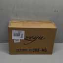 zeyu Modern Pendant Lights Kitchen Island 2 Pack, 1-Light Hanging Pendant Lighting for Dining Room, Water Ripple Glass Shade, Oil Rubbed Bronze Finish, ZG33M1L-2L ORB-WG