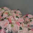 Flower Centerpieces for Tables - 10 Pack Wedding Arch Artificial Flowers Pink Arrangements Center Piece for Reception, Living Room, Kitchen, Dining Table Runner Decorations