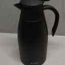 68 Oz Thermal Coffee Carafe, Stainless Steel Insulated Vacuum coffee crafts to keep coffee hot, 2 Liter Tea Water Coffee and Beverage Dispenser (Black)