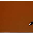 DACASSO Leather Desk Pad with Side Rails - Luxury Leather Desk Blotter for Writing - Executive Desk Surface Protector - (Mocha, 22 x 14)