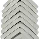 Corner Protectors Edge Protector 4Pcs Child Silicone Protector Table Corner Edge Protection Cover Children Anticollision Edge & Guards(Gray-01)