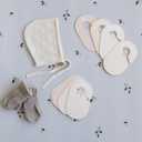 3 Sprouts Baby Closet Dividers Set of 8 - Toddler Clothes Organizer Hanger, Double-Sided Size Labels - Nursery Organization for Newborn Clothing, Infant, Boy & Girl - Neutral