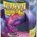 Dragon Shield | Standard Size Card Matte Sleeves | 100 CT - Smooth & Tough Premium TCG Sleeves | Compatible with Pokemon, Flesh & Blood, One Piece & Magic The Gathering | Purple