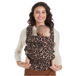 Momcozy Baby Carrier  Ergonomic, Cozy and Lightweight Carrier for 745lbs, Effortless to Put On, Ideal for HandsFree Parenting, Enhanced Lumbar Support, Purehug for Infant to Toddler, Leopard