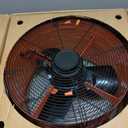 VEVOR Gable Mount Fan, 16 Inch Attic Exhaust Fan with Adjustable Thermostat & Outer Mesh, 2940 CFM House Ventilator Cools Up to 4200 Sq.Ft, Quiet Ventilation for Roof, Garage & Shop, Vibrant Orange