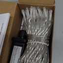 JMEXSUSS 100 LED String Lights Indoor Bedroom, 8 Modes Warm White Christmas Lights Plug in, 33ft Connectable Room Fairy Twinkle Light Outdoor for Mirror Room Home Garden Xmas Tree