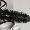 REVLON OneStep Root Booster Round Blow Dryer Brush and Hair Styler  Revive Styles, Boost Roots, and Add Volume to hair with this Hot Air Brush, 1 ½ inch Barrel (Black)