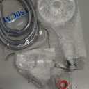 6-Setting Shower Head with Handheld, JDO High Pressure Hand held Shower Head, 4.7 Inch Chrome Detachable Showerhead Set with 59 Inch Stainless Steel Hose and Adjustable Showerhead Holder