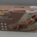 Massage Mat, Detachable Neck Massager, Full Body Vibration Heating, Massage Pad with 10 Vibrating Motors and 9 Speed Settings for Home Office Use, Gift for Men Women Parents Christmas,Black