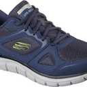 Skechers Mens Track Ezral Hands Free Slip-in (11.5 Wide, Navy/Lime)
