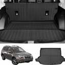 Custom for 2013-2018 Subaru Forester Floor Mats Trunk Cargo Liner and Backrest Mat Set All Weather TPE Accessories (for 2013-2018 Subaru Forester Full Set)