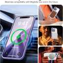 Magnetic for iPhone 13 Pro Max Case [Compatible with MagSafe] [10FT Military Grade Drop Tested] Slim Translucent Matte Case for iPhone 13 Pro Max Phone Case, Light Purple(6.7")