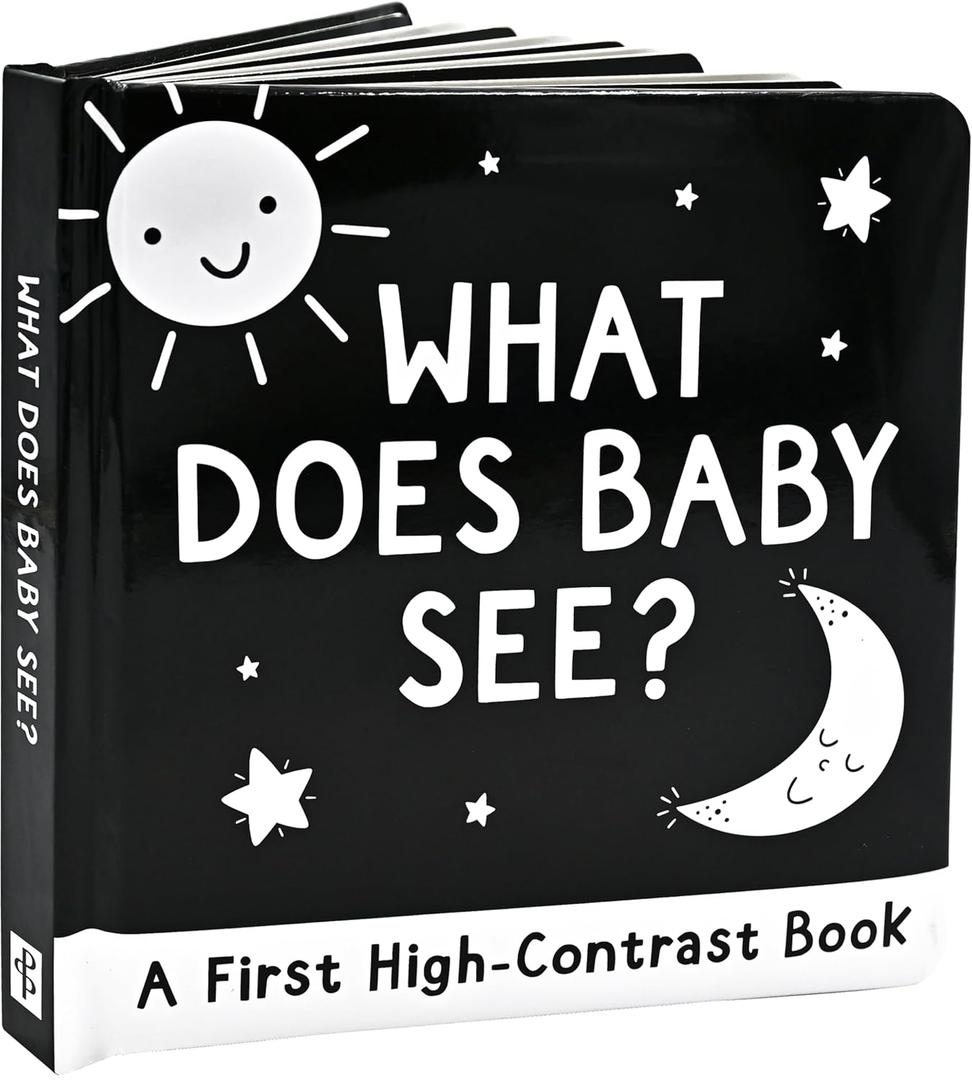 What Does Baby See? A High-Contrast Board Book (Padded Cover)