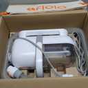 Afloia 6-in-1 Dog Grooming Kit, Pet Grooming Vacuum for Shedding, Dog Hair Vacuum with Clipper Nail Trimmer Grinder, Pet Brush Groomer at Home, Low Noise Cats Hair Remover, 1.5L Dust Cup, White (Silver)