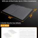29" x 48" Shed Ramps, 1500LBS Heavy Duty Loading Ramp for Mowers & ATVs