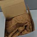 EMEMA Pack of 2, 20 x 20 Inch, Textured Boucle Throw Pillow Covers Cozy Soft Accent Solid Cushion Cases Decorative Brown Pillowcases for Couch Sofa Chair Bedroom Living Room Home Decor