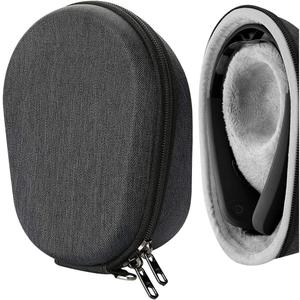 Geekria Shield Headphone Case Compatible with Muse 2, Muse, The Brain Sensing Headband Case, Replacement Hard Shell Travel Carrying Bag with Cable Storage (Dark Grey)