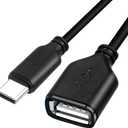 Slim USB C to USB A Female 20ft Cable, Long USB2.0 Cable USB A to Type C (NOT Fast Charging) Long USB2.0 Cable Data for PS5, Keyboard, Mouse and More! The Wire Diameter is 2.8 MM