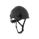 Jackson Safety CH300 Climbing-Style Hard Hat - Non-Vented Construction Helmet with Chin Strap & Cup - ANSI Z89.1 & OSHA Compliant - (Multiple Colors) (Large, Black)