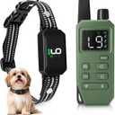 Small Shock Collar for Small Dogs1300FT Dog Training Collar with Remote4 Training Modes - IP67 Waterproof Rechargeable, Beep, Vibration, Safe Shock, IR for Small & Medium Dogs(5-30LbsGreen)