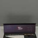 Japanese Kitchen Knife, 8.2 Inch Chef Knife, Carbon Steel Kiritsuke, Razor Sharp Santoku for Precision Cutting, Damascus Pattern, Full Tang Wood Handle,Thanksgiving Christmas Cooking Gifts