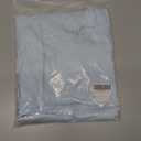 Summer Bubble Mini Dress for Women Sleeveless Crew Neck Causal Short Dress Tie Back Solid Tank Sundress with Pockets Blue (Blue, L)