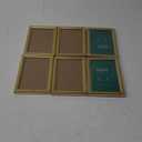 LaVie Home 4x6 Picture Frames (6 Pc, Gold) Simple Designed Photo Frame with High Definition Glass for Wall Mount & Table Top Display, Set of 6 Classic Collection