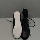 CORE Boxing Shoes - Lightweight Boxing Shoes for Men & Women - Boxing Training Shoes with High Support  High Traction Boxing Boots - Breathable Lace Up Boxer Shoes  Mens Kickboxing Shoes (9 Women/7.5 Men, Black)