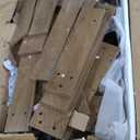 Tribesigns Farmhouse Square Coffee Table, 39-Inch Wooden Coffee Table with Sturdy Legs, Rustic Accent Center Table for Living Room, Easy Assembly, Light Brown