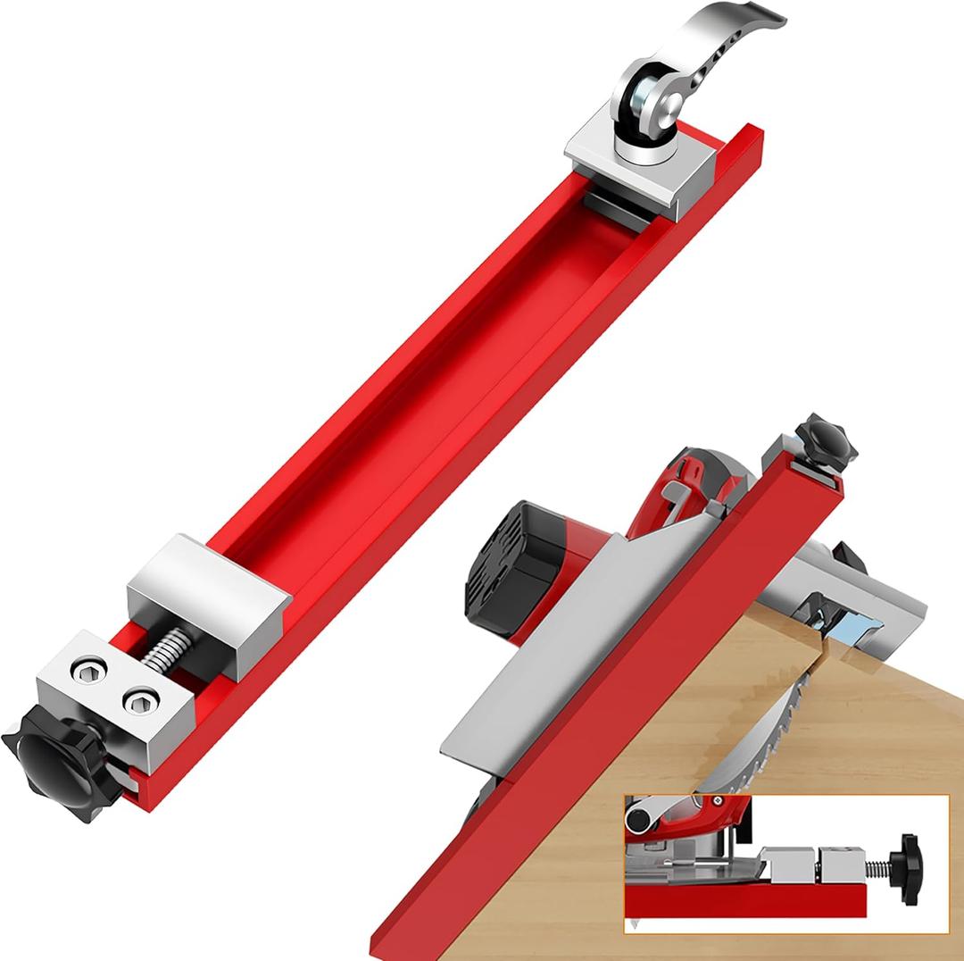 Adjustable Cutting Machine Base Guide Aluminum Circular Saw Guide Railsaw guide for circular saw Wood working Electric Cutting Guide Designed for Precision Cutting and Milling Tasks