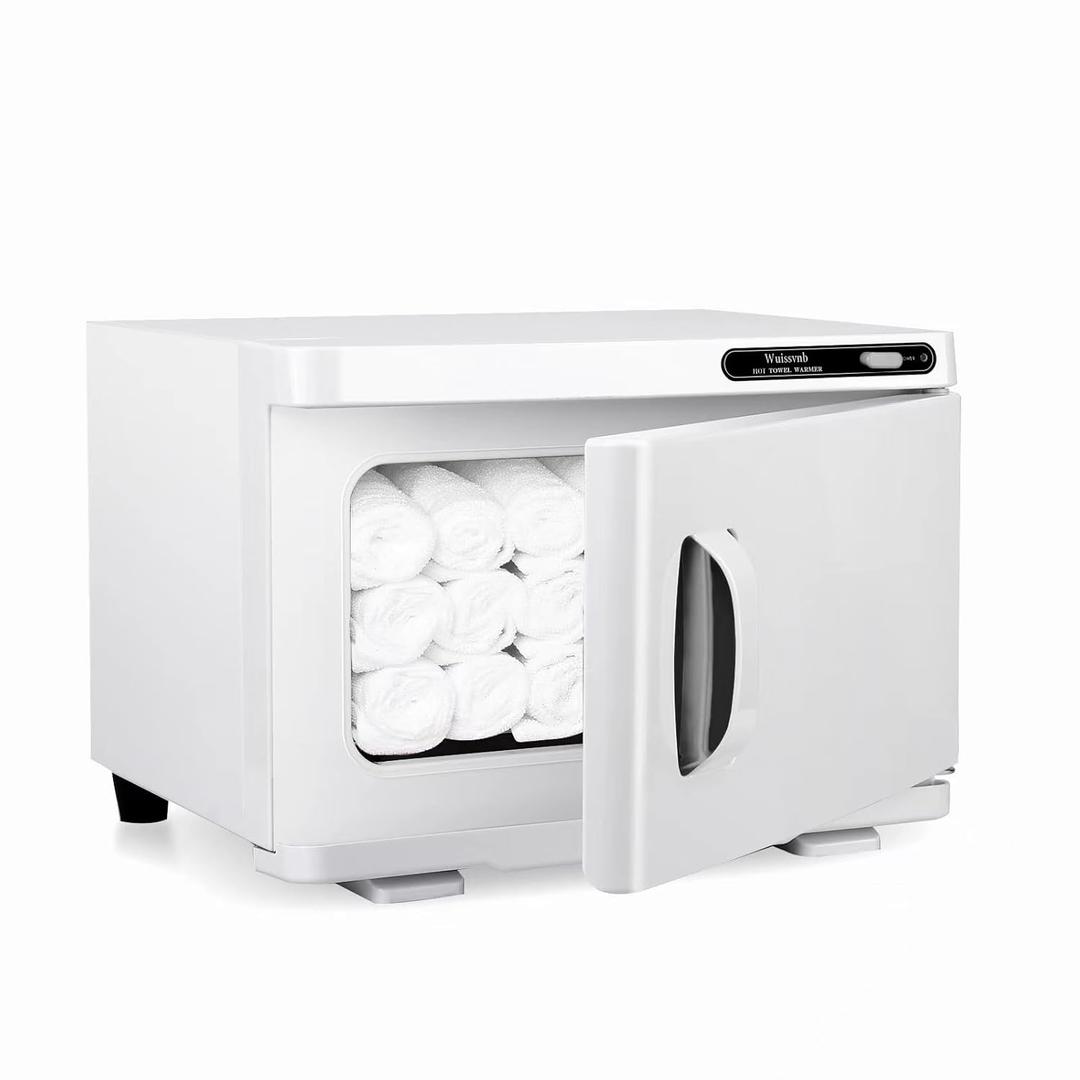 Professional advanced towel warmer Cabinet,Hot Towel Warmer Cabinets, Small Towel Warmer Cabinet Suitable for Use in Spa, Home and Hair Salon (white)