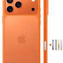 TORRAS for iPhone 17 Pro Case, Beyond Military-Grade Protection, Camera Control Button, DIY Buttons, Translucent Matte Slim Thin Shockproof Hard Back Anti-Scratch case for iPhone 17 Pro, Cosmic Orange