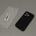 Magnetic for iPhone 15 Pro Case, Compatible with MagSafe, [Full Camera Protection][Screen Protector] Silicone Shockproof Protective Phone Case for iPhone 15 Pro 6.1", Black